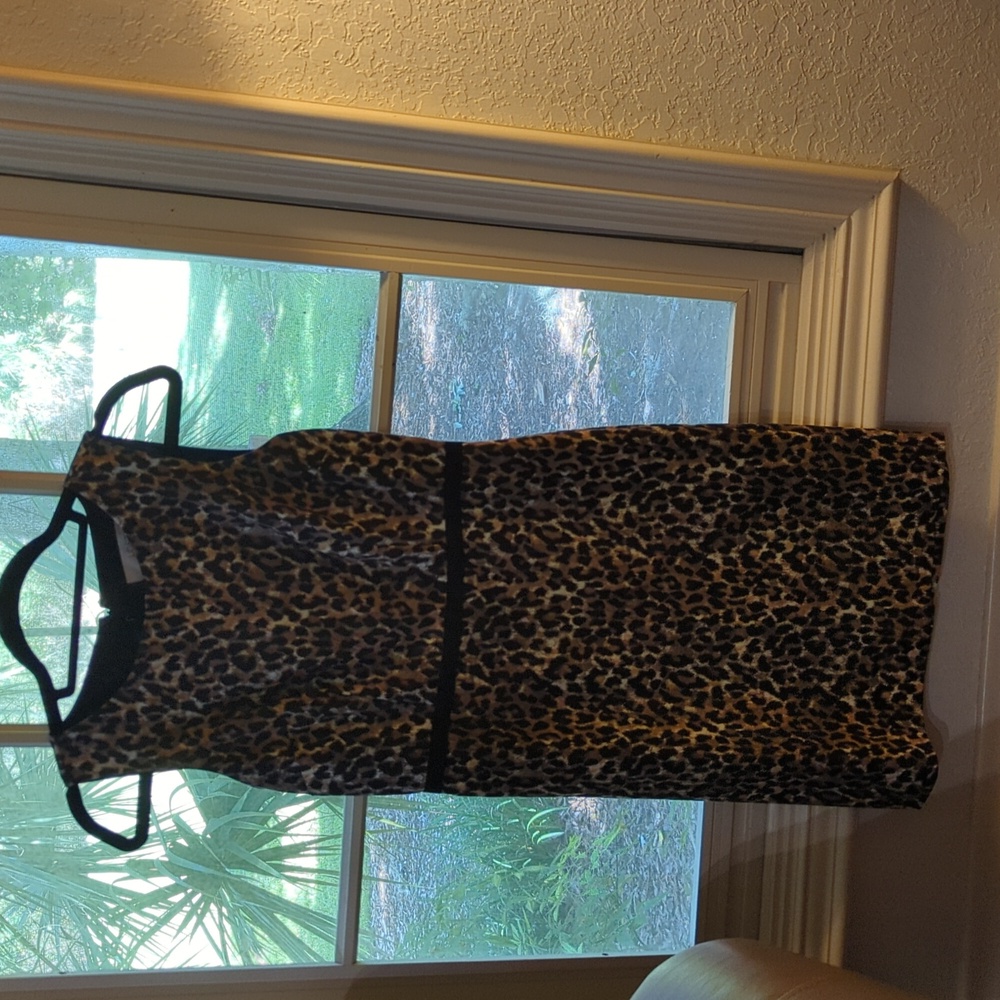 Loft Cheetah Print Mini Party Dress